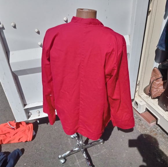 Chef works red jacket - Picture 3 of 7